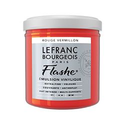 Lefranc Bourgeois Acrílico, Rojo bermellón, 125ml Tube - Vinylfarbe