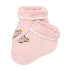 Steiff Unisex baby korta strumpor GOTS, Silverrosa, 18 EU