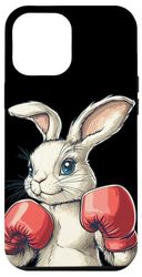 Red Boxing Gloves and Cute Bunny Costume Case for iPhone 12 Pro Max