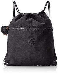 Kipling SuperTABOO Medium Backpack, preto e azul marinho:, Tamanho único, Casual