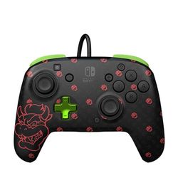 PDP REMATCH GLOW Wired Controller Bowser Nintendo Switch