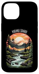 Parme Idaho USA Scenic Mountain River Valley Design Coque pour iPhone 14