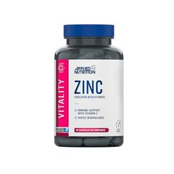Applied Nutrition Zinc - 15mg Strength Supplement for Normal Immune System Function, Bones, Hair, Skin & Nails, Made in The UK, Vegan (90 Tablets - 3 Months Supply)