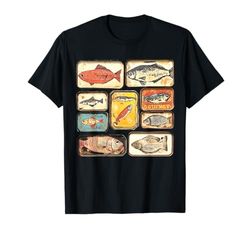 Pesce in scatola vintage Maglietta