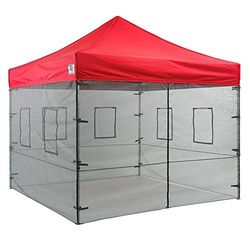 Impacto marquesinas 10 "Vendedor Alimentos Malla Paredes Pared Lateral toldo Paredes de Kit (Solo)