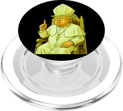 Holy Politics - Diseño de sátira surrealista con un toque cómico PopSockets PopGrip para MagSafe