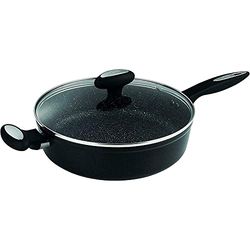 Zyliss E980069 Ultimate Antiadhésif Sauteuse, 28cm/11in, Tous Feux Dont Induction, Noir, Aluminium, Garantie antiadhésive de 10 ans