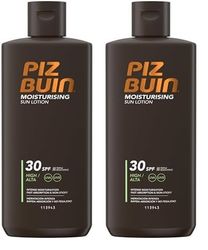 Piz Buin Moisturising Sun Lotion SPF30, 200ml (Pack of 2)