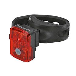 Prophete Led-achterlicht LED batterij achterlicht, lithium-ion technologie, micro-USB, incl. USB-oplaadkabel, goedgekeurd voor alle fietsen, zwart, L, 0619