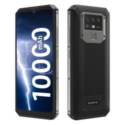 OUKITEL 10000mAh Batería Móvil Libre K15 Plus, 4GB+32GB, Carga rápida+Carga Inversa, Cámara Triple 13MP, Smartphone Android 10, Pantalla HD+ 6,52’’, Identificación Facial+Huella Digital NFC Negro