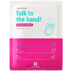 Maschera Mani Idratante – Mai Più Mani Secche e Ruvide – Marchio Coreano Leaders – Talk To The Hand (1 Busta da 16ml)