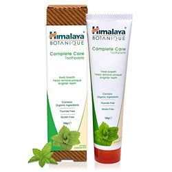 Himalaya Botanique Simply Peppermint Toothpaste |Removes Plaque & Bad Breath | Prevents Tooth Decay | Prevents Bleeding Gums |Natural Fluoride free - 150g