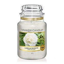 Yankee Candle bougie jarre parfumée | grande taille |Camélia en fleurs | jusqu’à 150 heures de combustion | La Collection Garden Hideaway