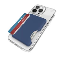 Speck iPhone Wallet MagSafe-accessoire - Verwijderbare ClickLock No-Slip Interlock - Geschikt voor 1-3 kaarten - Soft Touch afwerking, krasbestendige kaarthouder gebouwd voor MagSafe - Coastal