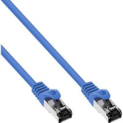 InLine® - Cavo patch S/FTP (PiMf), Cat.8.1, 2000 MHz, senza alogeni, rame, blu, 7,5 m