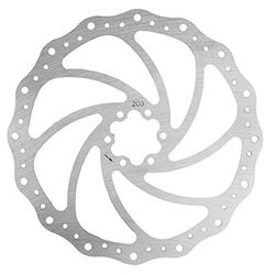 M-WAVE Brake-Disc Bd-203, 203 Mm, Stainless Steel, Am Packing