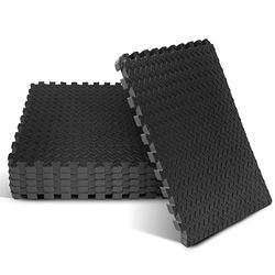 Piastrelle a incastro in schiuma EVA – nero – spessore 2,5 cm 2,23 m²