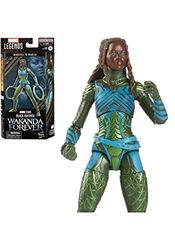 Marvel Hasbro F3676 Legends Series Black Panther Wakanda Forever, Figurine Marvel’s Nakia MCU de 15 cm avec 5 Accessoires et 1 pièce Build-A-Figure, Multicolore