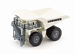 siku 1807 -Tombereau Liebherr T 264, 1:87, Métal/Plastique, Benne basculante, Blanc