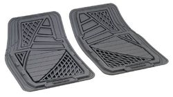 GoodYear 77098 77098: Conjunto de 2 tapetes dianteiros em borracha carro, cinzento - universais, 2 unidades: Cinzento