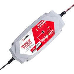 INVERCAR 7000 Intelligente oplader met 8 standen, 12/24 V, 7/3,5 A, voor loodzuur, AGM, gel en Li-Ion, met automatisch oplaadsysteem
