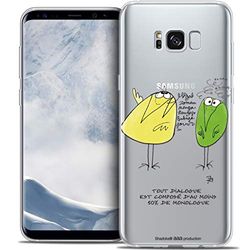 Caseink - fodral för Samsung Galaxy S8+/ Plus (G955) [officiell samlarlicens The Shadoks® Design The Dialog - mjuk - ultratunn - tryckt i Frankrike]