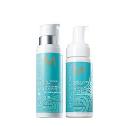 Moroccanoil Crema Definizione Ricci, 250ml & Mousse Modella Ricci, 150ml