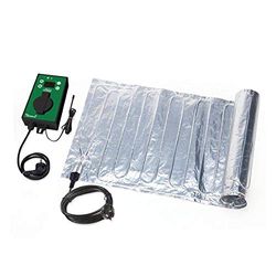 BioGreen SAHARA Kweekbooster, verwarmingsmat met digitale thermostaat voor planten, 100 x 100 cm, 150 watt, kweekwarmteplaat, voor zaden en stekken
