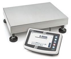 Bilancia a piattaforma, Easy Touch [Kern ift 10 K 3lm] Die intuitive Art pesare, Portate [Max]: 6 kg/15 kg, Divisione [d]: 2 G/5 G, Piatto di pesata: LxPxA 400 X 300 X 128 mm (Acciaio Inox)