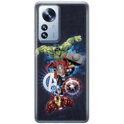 ERT GROUP mobiltelefonfodral för Xiaomi MI 12 PRO originalt och officiellt licensierat Marvel mönster Avengers 001 optimalt anpassad till formen på mobiltelefonen, fodral tillverkad av TPU-plast