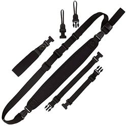 OP/TECH USA 1001001 Super Classic Combo Camera Strap Kit, Zwart, Zwart, super classic