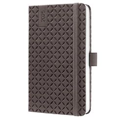 SIGEL J5122 Wochenkalender Jolie 2025 , ca. A6, braun