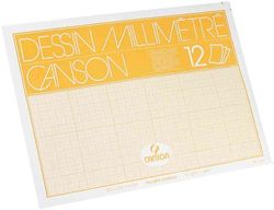 CANSON 200067116 millimeterpapier, DIN A4, 90 g/m², blauw