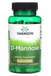 Swanson D-Mannose 700mg - 60 Capsules | Supplément Naturel pour Santé Urinaire et Prévention des Infections