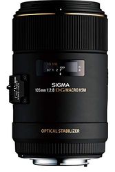 Sigma EX DG Macro NAFD OS HSM - Objetivo para Nikon (distancia focal fija 105 mm, apertura f/2.8-22, diámetro 79 mm) color negro
