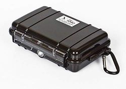 Peli 1040 Mikrolåda Som Skyddar Små Tillhörigheter, IP67-Vattentät, 0,7 Liters Kapacitet, Tillverkad I USA, Svart/Svart Foder