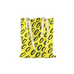 Bonamaison, Bolso De Mano Impreso, Bolso de la Compra Reutilizable, Bolso De Compras, Lavable a Máquina, Ecológico, Plegable, Bolso de Tela de Lona con Asas, 34X40 Cm - Diseñado y Fabricado en Turquía