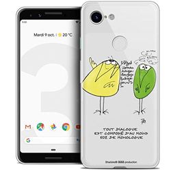 Beschermhoes voor 5,5 inch Google Pixel 3, ultradun, motief: Le Dialogue