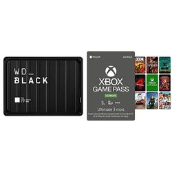 WD_Black P10 Game Drive for Xbox One 4 to + Game Pass Ultimate 3 Months