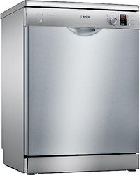 BOSCH - Lavavajillas de Libre Instalación, 60 cm, ActiveWater, Silencioso, Serie 2, Acero Inoxidable, SMS25AI05E