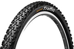 Continental Fahrradreifen Traffic II 1.75 Pneus pour vélo Mixte, Negro-Black/Black Reflex, 47-507