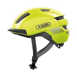 ABUS Purl-y Casque de vélo Adulte Unisexe, Jaune (Jaune Signal), Taille L (57-61 cm)