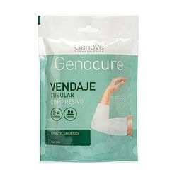 Genocure | Vendaje Tubular Compresivo Brazos Gruesos Ref. 30D | Soportes de rehabilitación, Edemas y Lesiones Articulares | 100 cm