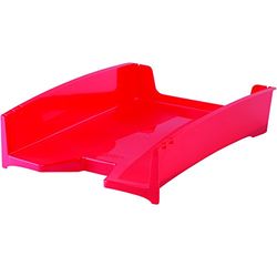 Fellowes - Bandeja para cartas, color rojo