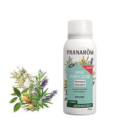 PRANARÔM - Aromaforce - Spray Purificador Ravintsara Eucalipto Bio - Color Ravintsara - 75ml.