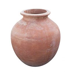 Biscottini Vasi terracotta grandi da esterno 97x102x97 cm Made in Italy | Vasi per piante grandi artigianali | Vaso terracotta grande