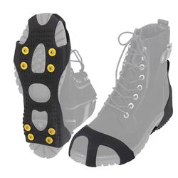 ALPIDEX Anti Slip Schoen Spikes Maat 35-47 Vervanging Spikes Ice Grips Schoen Klauwen Sneeuw Ijs Spikes Running Wandelen Winter, Grootte:M
