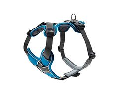 HUNTER DIVO - Imbracatura per cani, S-M, azzurro/grigio