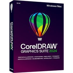 CorelDRAW Graphics Suite 2024 | Logiciel graphique pour professionnels | Illustration & graphisme, mise en page, retouche d'images, typographie | License perpétuelle [Boite - PC/Mac]