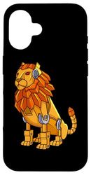 Robot Leone Meccanico Custodia per iPhone 16